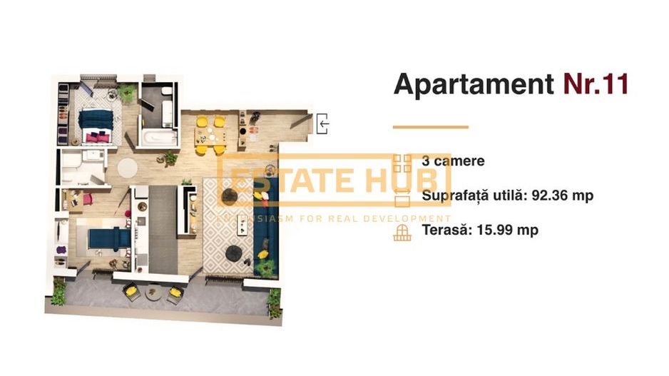 Apartament de 3 camere, imobil exclusivist, Central - Poză 8