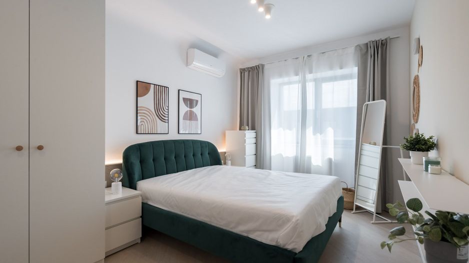COMISION 0% - Apt 3 camere cu 2 locuri subterane - mobilat NOU - 5min Promenada - Poză 13