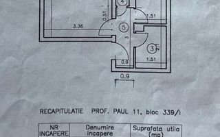 🏠Apartament cu 1 camera, 33mp, etaj 2/4 / Decomandat // 📍 Bucsinescu - Padurii - Poză 7