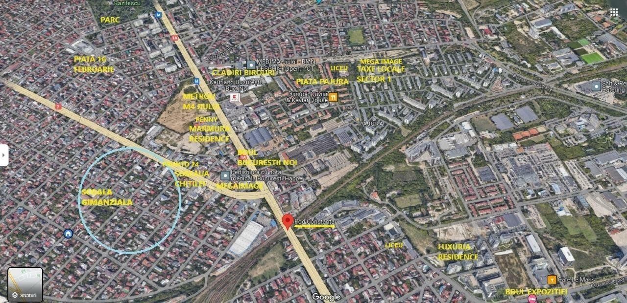 Apartament 4 camere - 3 dormitoare in Zona Urbana Bucurestii Noi - Poză 7