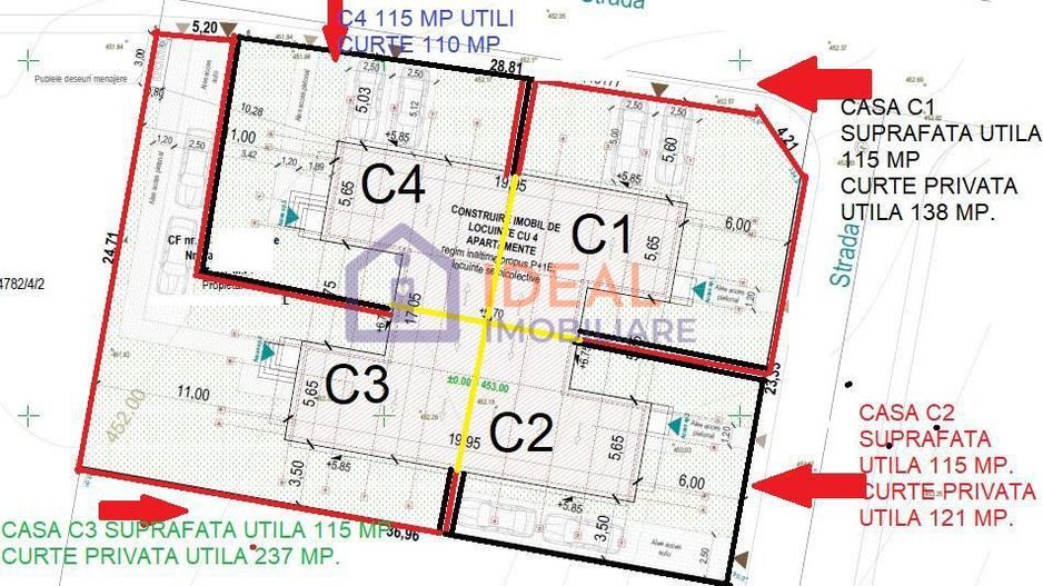 Casa cu 4 camere si 310 mp de curte, in Calea Cisnadiei, zona Profi - Schiță 8