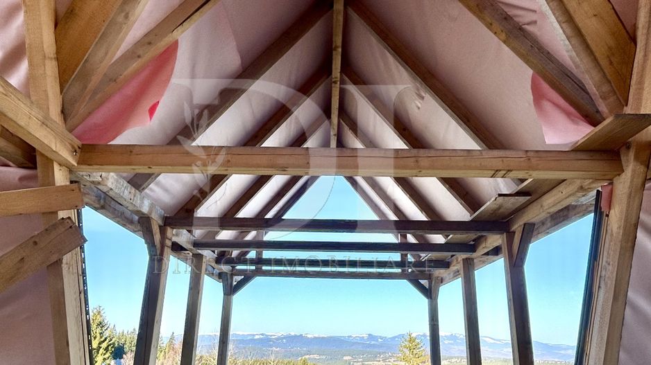 Cabana tip A frame si teren 1000 mp de vanzare / Marisel . Cluj - Poză 8