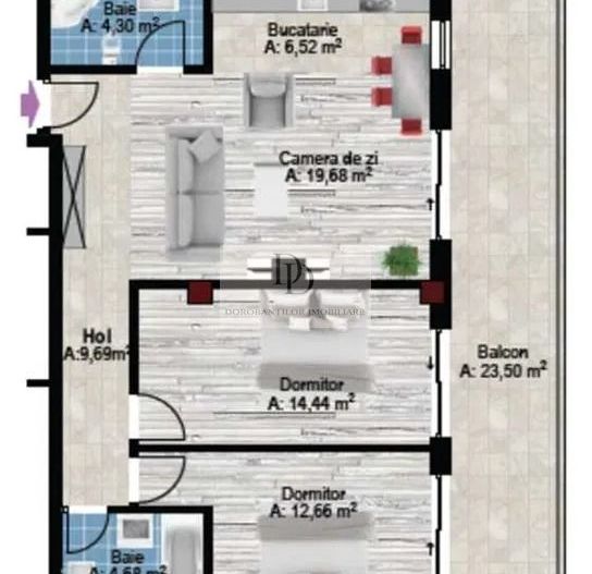 Chirie 3 camere-parcare subterana-zona Andrei Muresanu - Poză 8