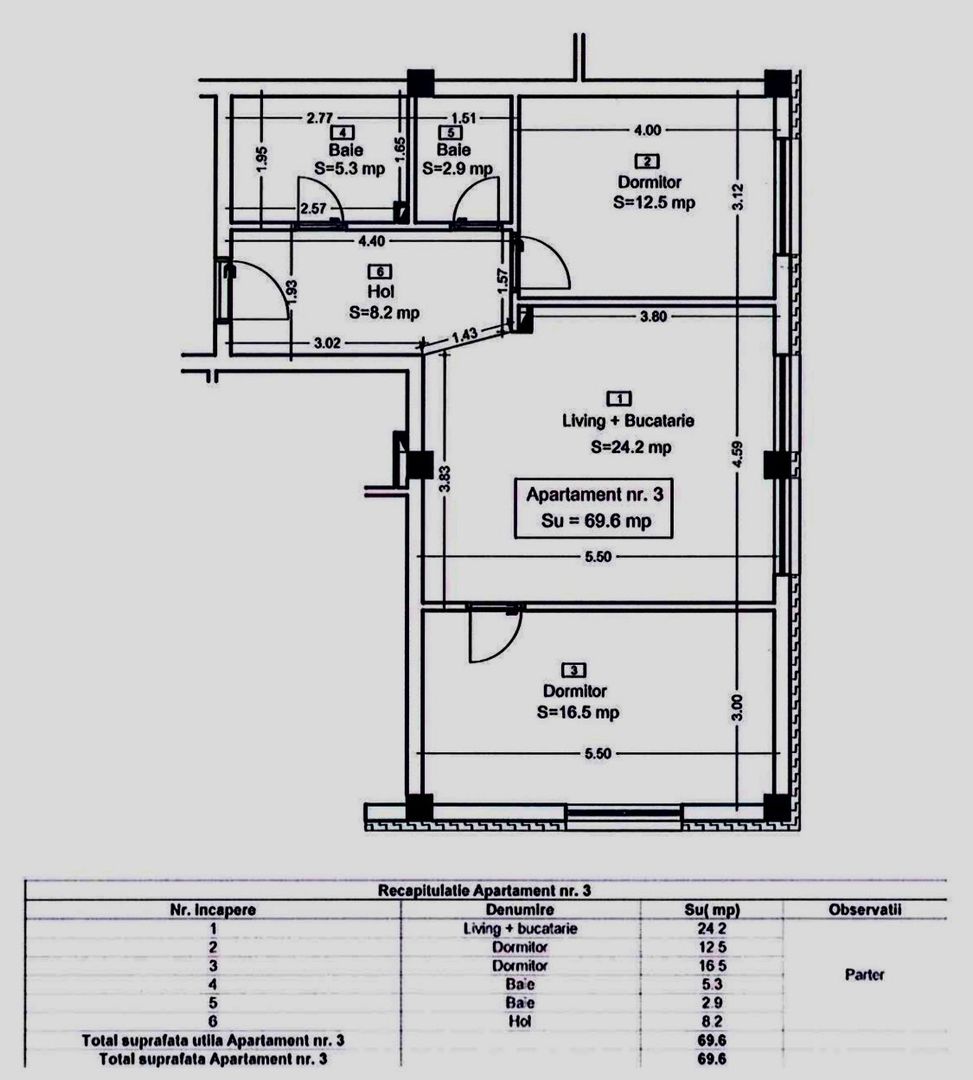 Ap 3 camere -Tautiului Residence Parcul Poligon Sub Cetate ap3 C3 - Poză 22