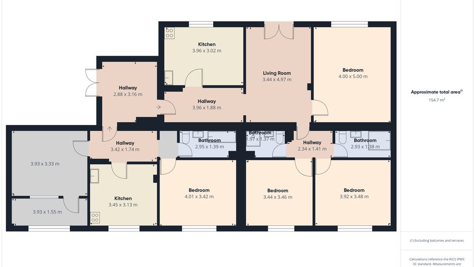 Oportunitate - 2 Apartamente 4 + 2 camere - Zona 13 Septembrie - Poză 10