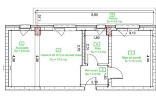 Apartament Nou, Mobilat și Utilat, Florești - Zona Terra - Poză 4