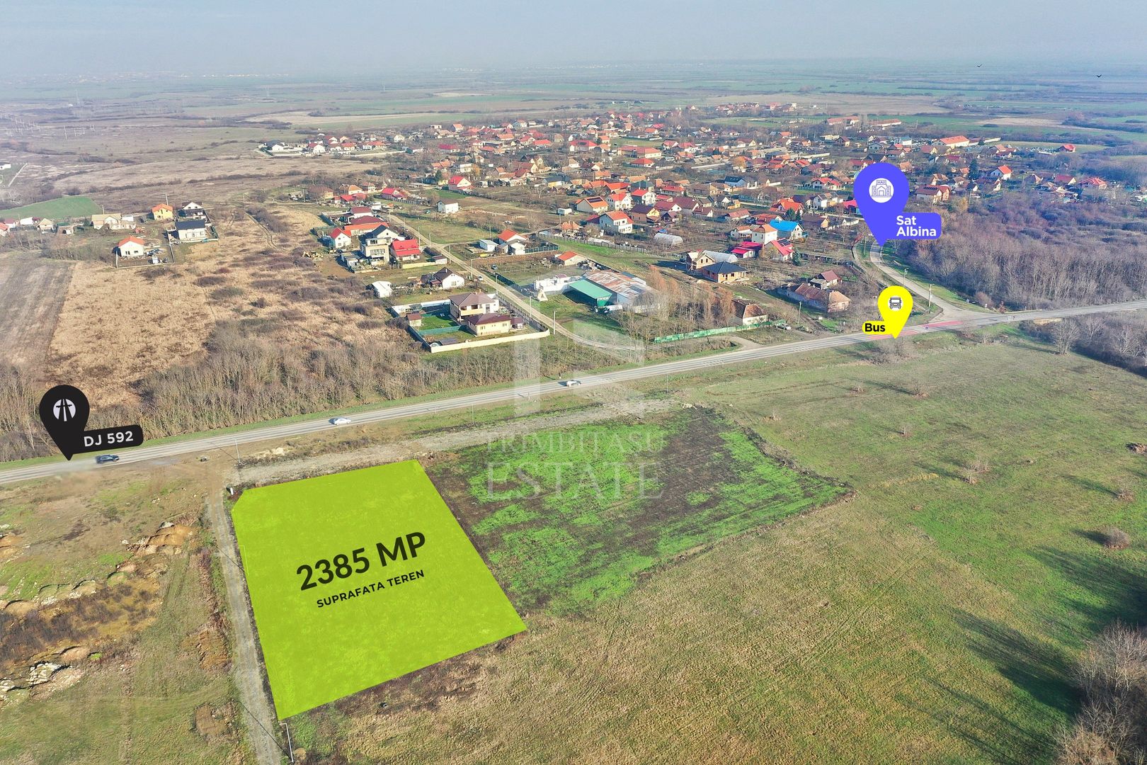 Vanzare | Teren industrial | 2385 MP | Apa Curent Canal | Mosnita Noua - Poză 3