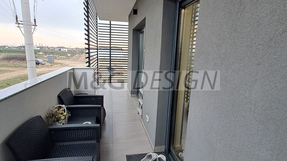 3 camere  bloc nou, 80 mp utili , balcon de 20 m - Poză 27