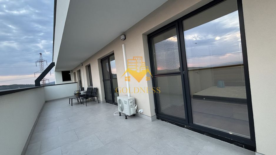 3 camere, modern, parcare, prima închiriere, terasă 46 mp, totul nou - Poză 4