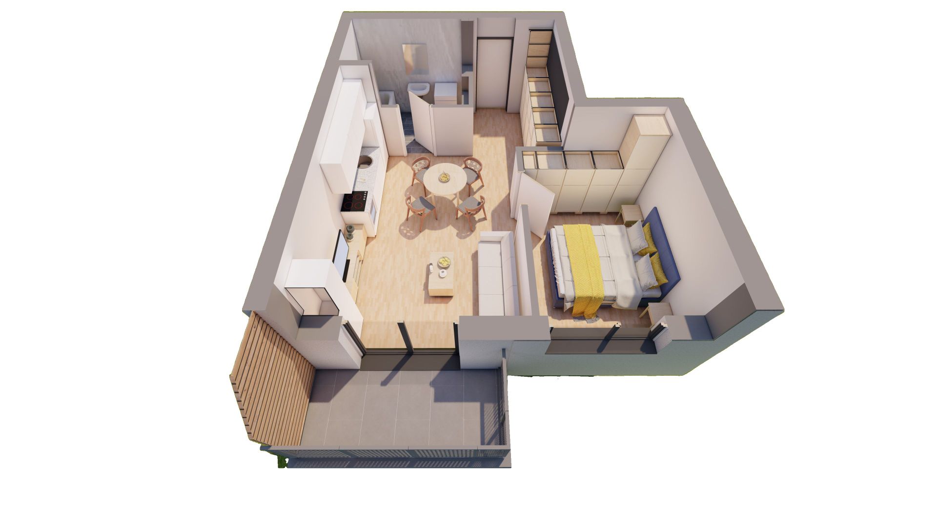 APARTAMENT NOU DE VANZARE – ARED LANGA AFI - direct de la dezvoltator - Poză 8