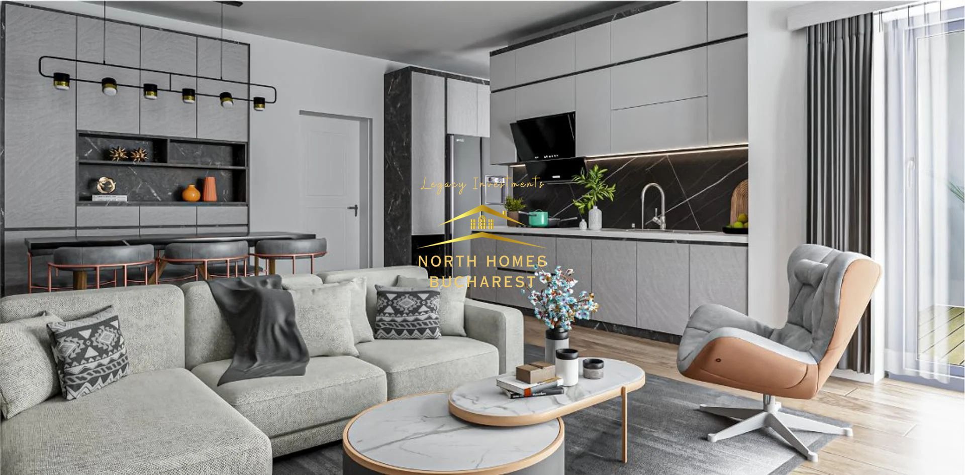 APARTAMENT CU 2 CAMERE | PIPERA | 0% COMISION - Poză 1