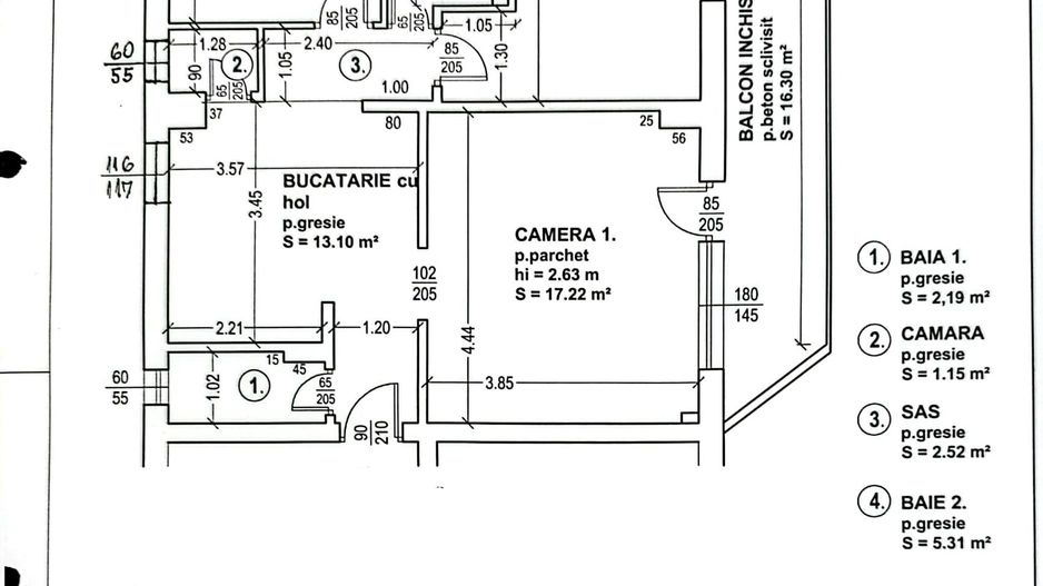 P 1152 - Apartament cu 3 camere în Târgu Mureș, Tudor - Poză 14