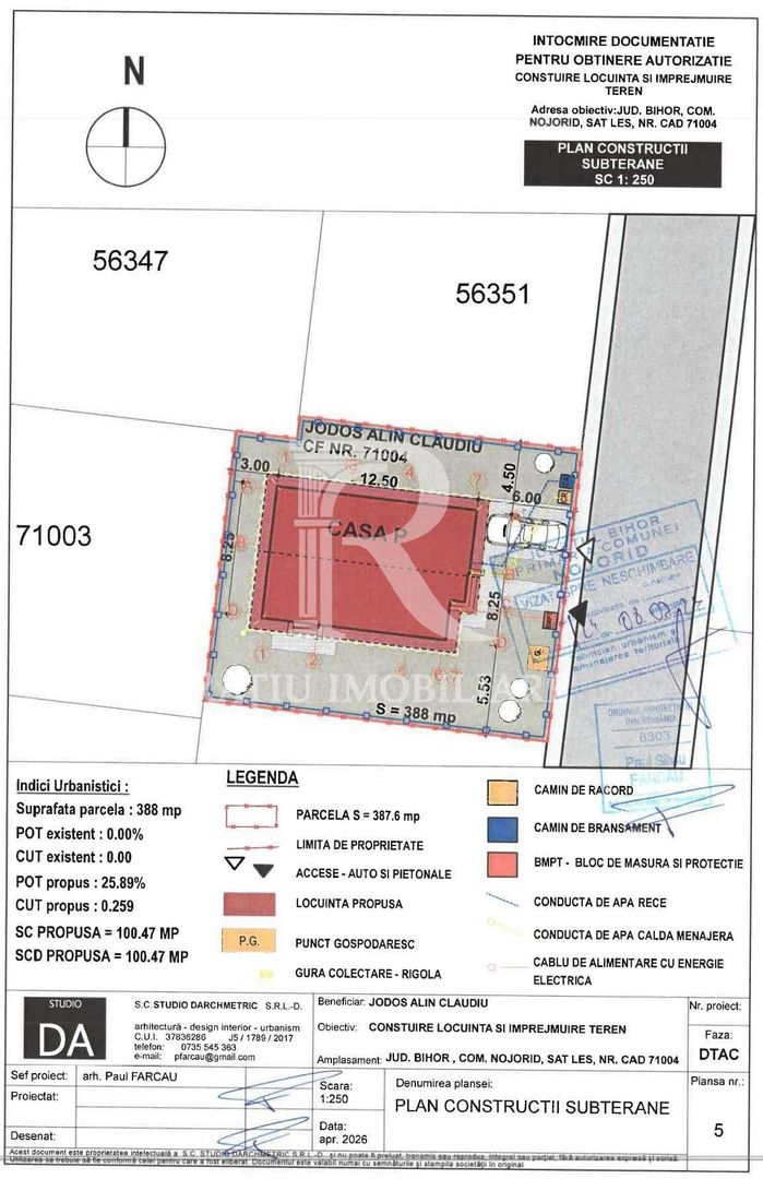 Terenuri intravilane 327–499 m² | Les | Nojorid - Poză 5