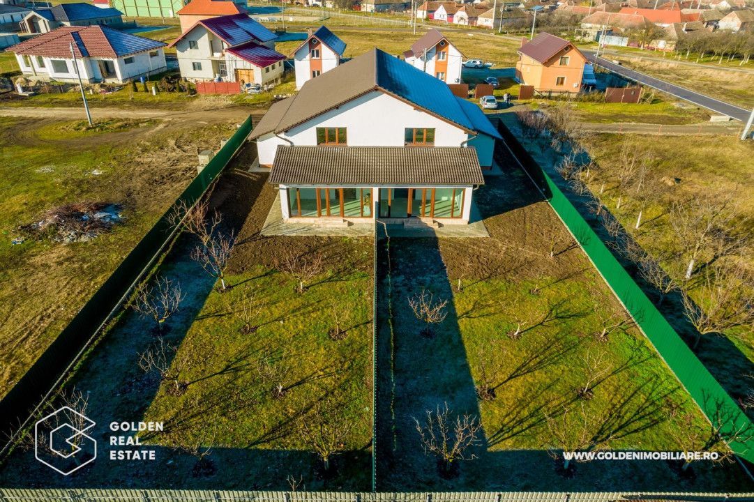 Casa noua la cheie, cu 3 dormitoare si 500 mp teren,  Sagu - Poză 18