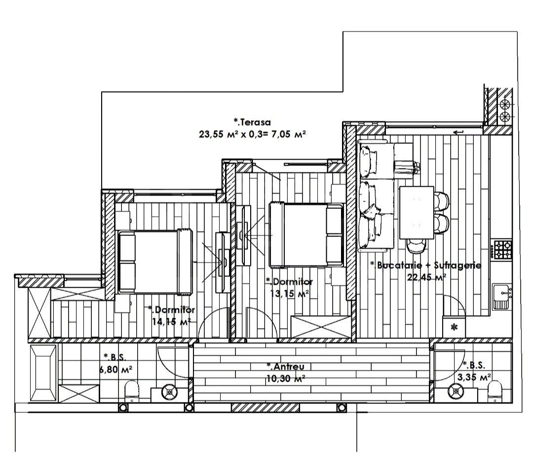 Vânzare, apartament, 3 camere, strada Circului, Râșcani - Poză 8