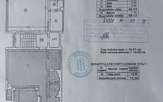 3 camere + LOC DE PARCARE SUBTERAN || CLUCERULUI - KISELEFF || - Schiță 22