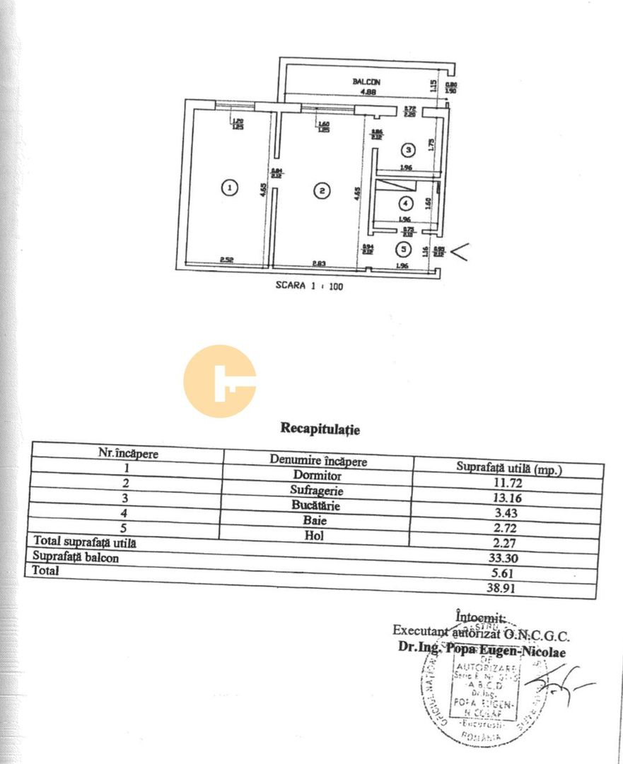 2 Camere-Renovat-Alexandru cel Bun - Poză 11