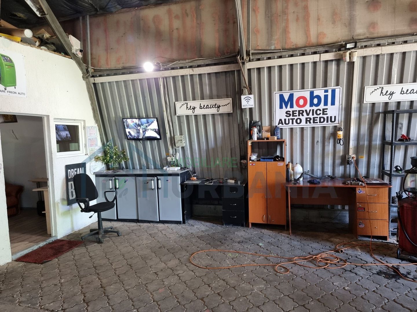 Service auto și vulcanizare de închiriat în Rediu, Iași – 1630 mp, cu echipamente - Poză 3