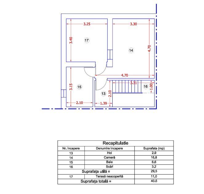Vila in Otopeni, constructie noua, moderna, acces facil, comunitate - Schiță 21