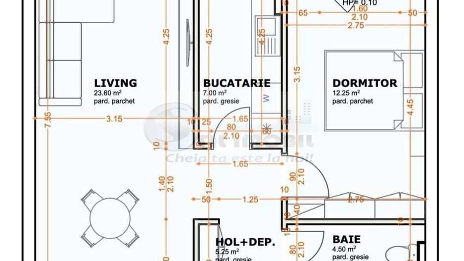 Oferta 2 camere decomadat  56 mp Tatarasi bloc nou pret puls tva - Poză 2