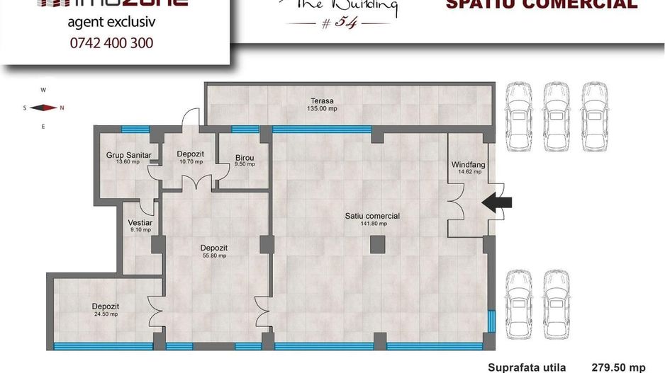 Spatiu Comercial | 70 mp - 140 mp | Locatie Avantajoasa | Uverturii | Militari - Poză 1