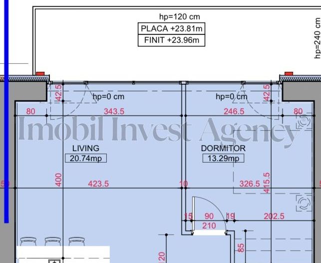 Apartament cu 2 camere de vanzare Fabrica de Glucoza - Schiță 7