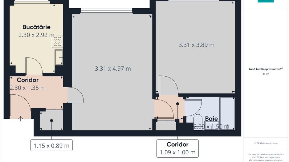 : Apartament 2 camere Rogerius, parter, ideal inve - Poză 10