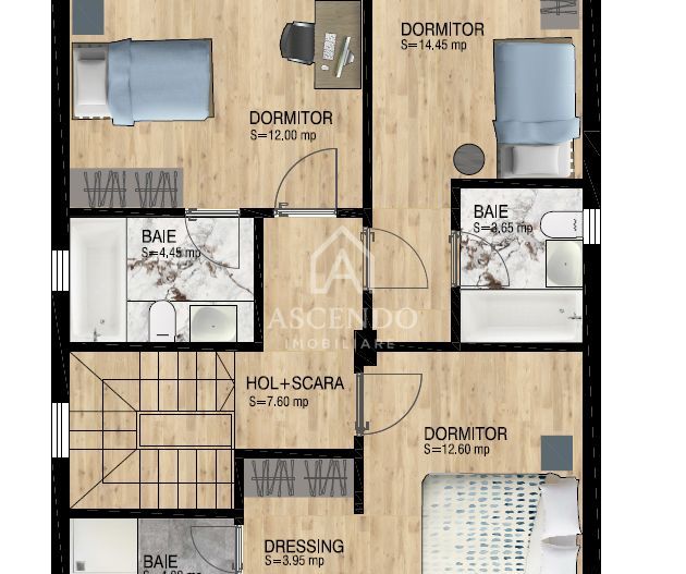 Casă 5 camere în complex privat Bragadiru | Curte și 2 parcări - Poză 22