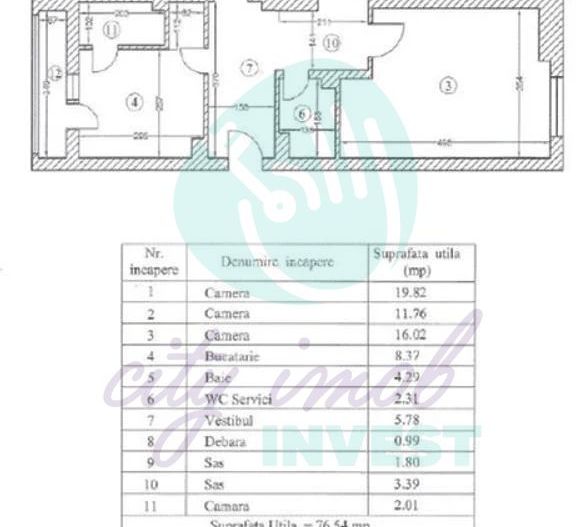 3 Camere Bd. Unirii-Gata de mutat-La 2 minute de metrou - Poză 3