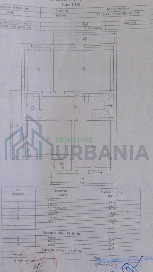 Casă P+1, 166,5 mp utili, pod mansardabil, garaj, teren 1000 mp, Dobrovat – 148.000 EUR - Poză 4