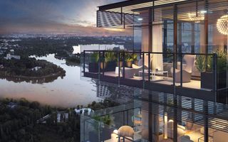 Persoana Fizica Apartament mobilat designer 4 camere Upsite panoramic view Lac - Poză 1