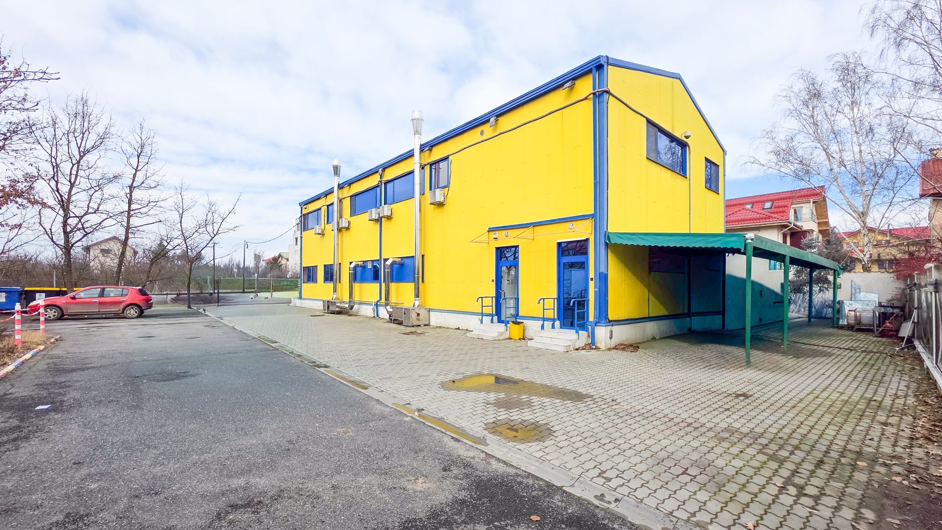 Spațiu industrial–afacere catering la cheie, teren&hală 750 mp S+P+1E - Poză 4