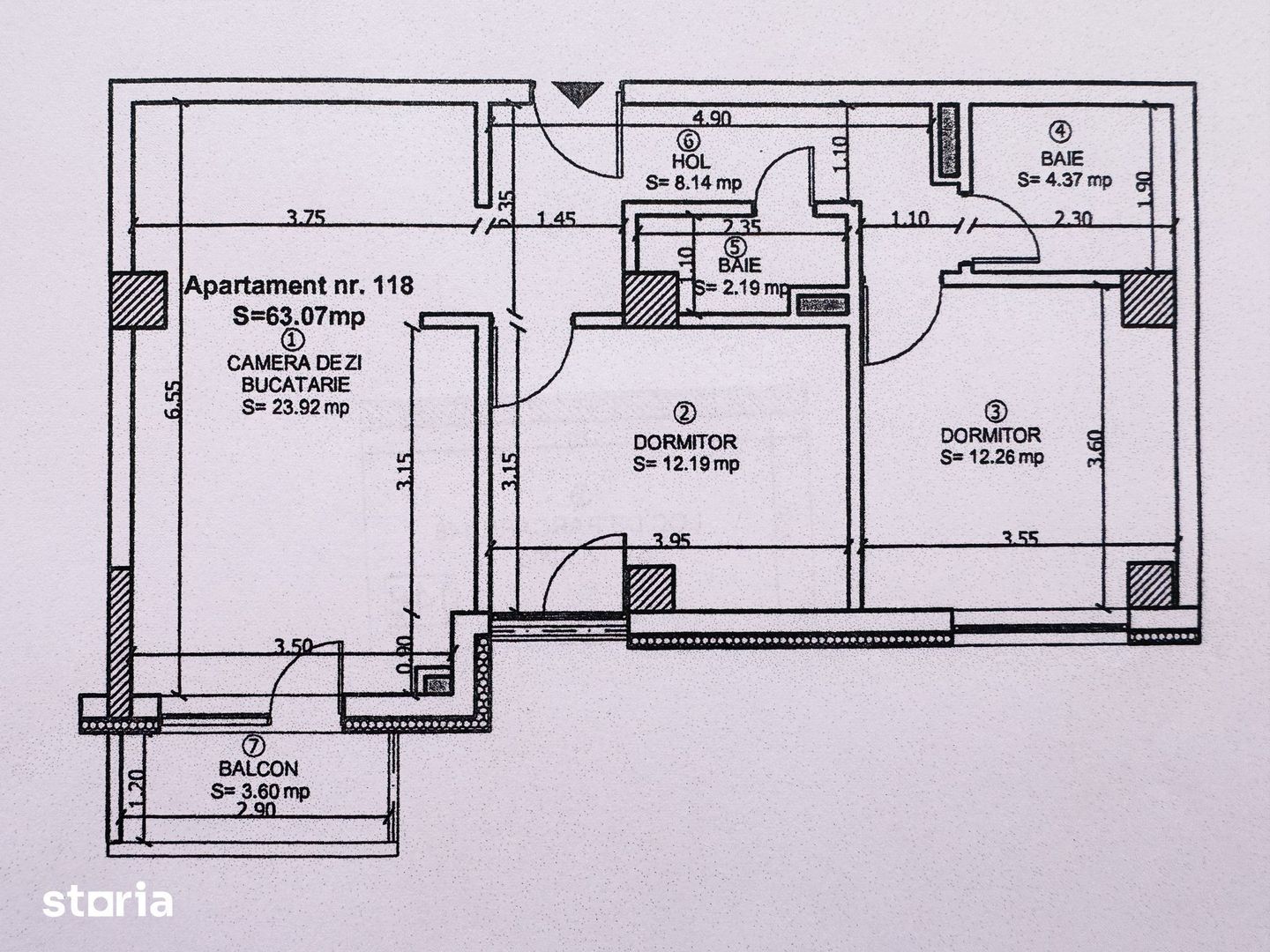 Apartament modern 3 camere • 63 mp • parcare subterană • Soporului - Poză 18