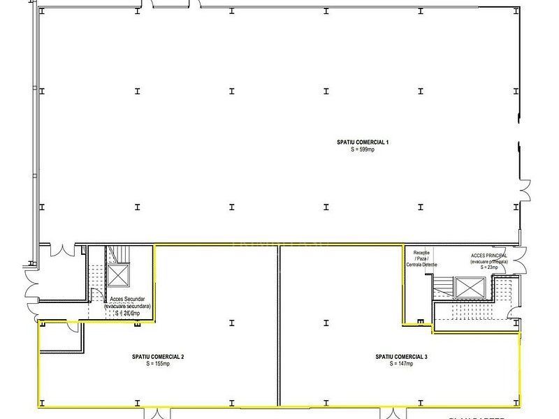 Spatiu comercial 300mp Cladire noua Stefanesti  A3 Lipit MEGA IMAGE - Poză 5