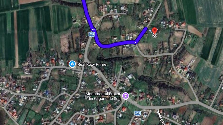Teren intravilan com. Rociu sat Gliganu de Sus - Poză 2