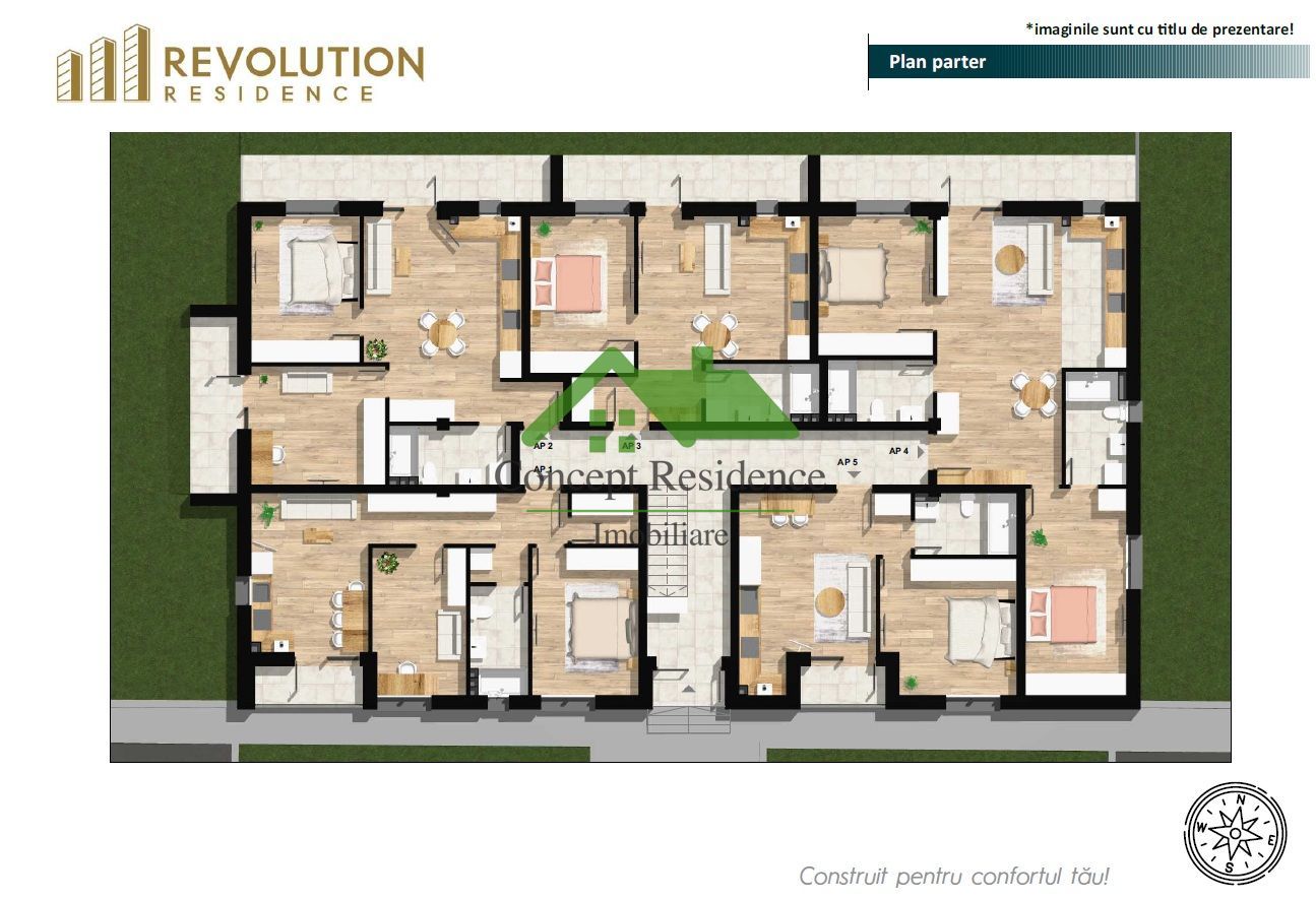 Comision 0%! Apartament 2 camere bloc nou, etaj 1,Oltului - Poză 4