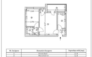 APARTAMENT 2 CAMERE 42MP PIATA AMZEI VICTORIEI ROMANA RENOVAT COMPLET FARA RISK - Poză 8
