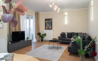 COMISION 0%-Apt 3 camere 75mp superb complet mobilat/utilat vedere lac ParcVerdi - Poză 4