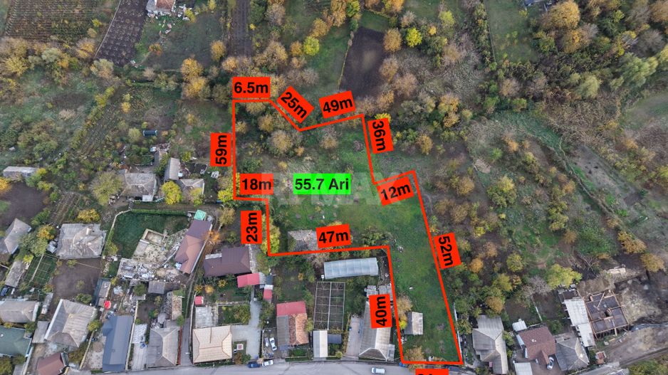 Teren pentru construcții intravilan 55,7 ari – Trușeni, str. Kiev - Poză 1
