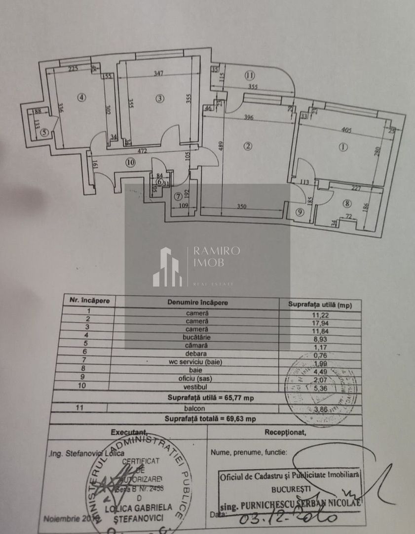3 Camere 70mp - Partial Renovat - Metrou Aparatori la 1 Min - Poză 21