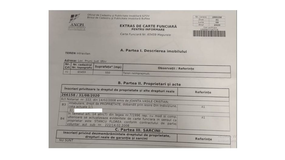 550mp teren intravilan in localitatea Pruni - oras Magurele -jud Ilfov - Poză 2