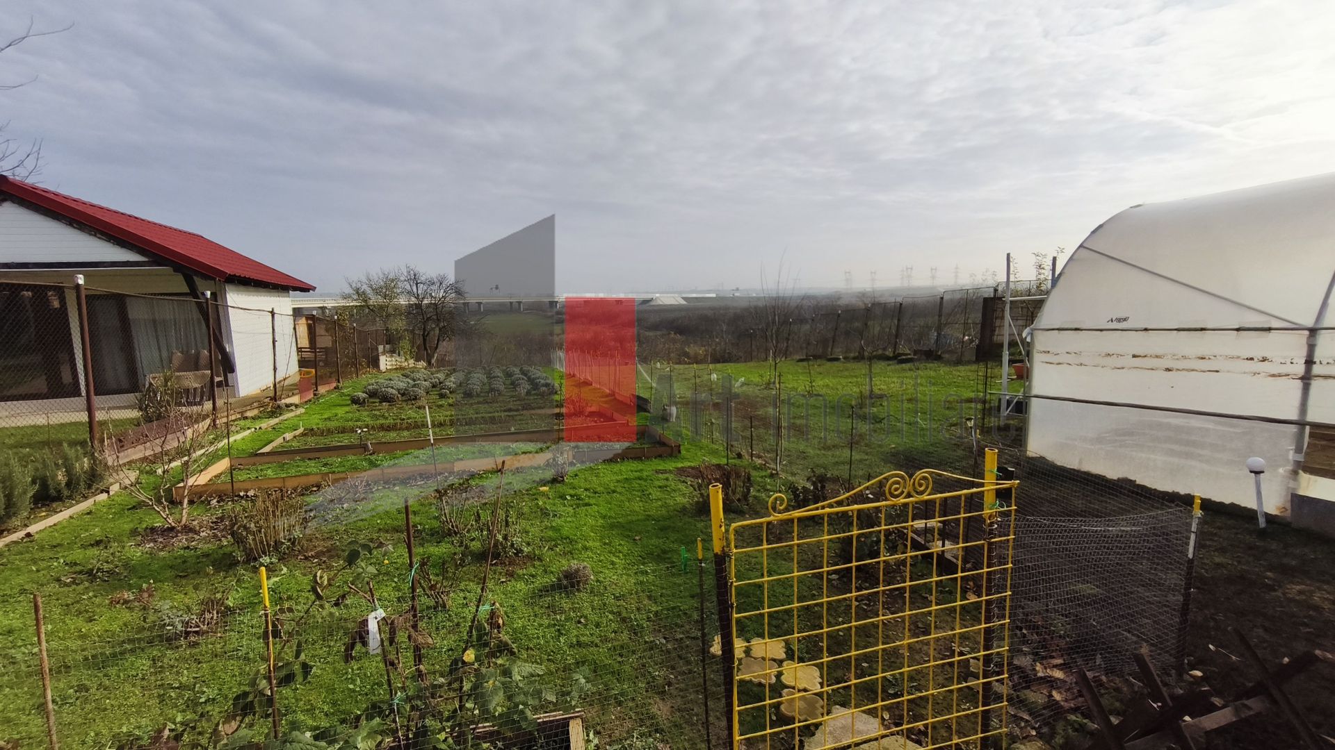 Casa curte cu teren 1600 mp Manolache - Poză 3