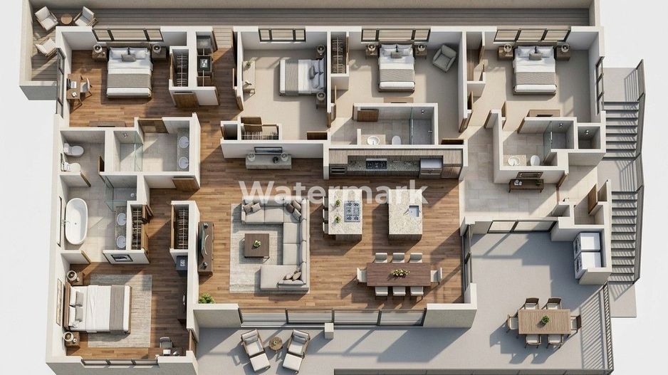 Apartament 3 camere Pipera ultrafinisat - Poză 8