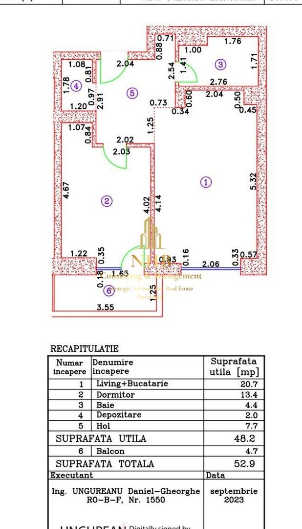 Apartament de 2 camere + loc de parcare, LUX Pipera - Cortina North! - Poză 11