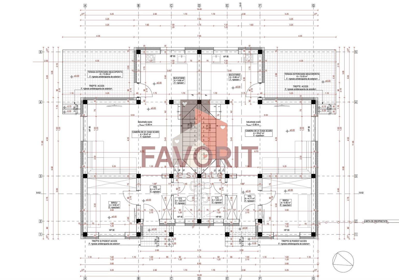 Comision 0% | Duplex in Mosnita | strada privata | Toate utilitatile | La asfalt - Schiță 7