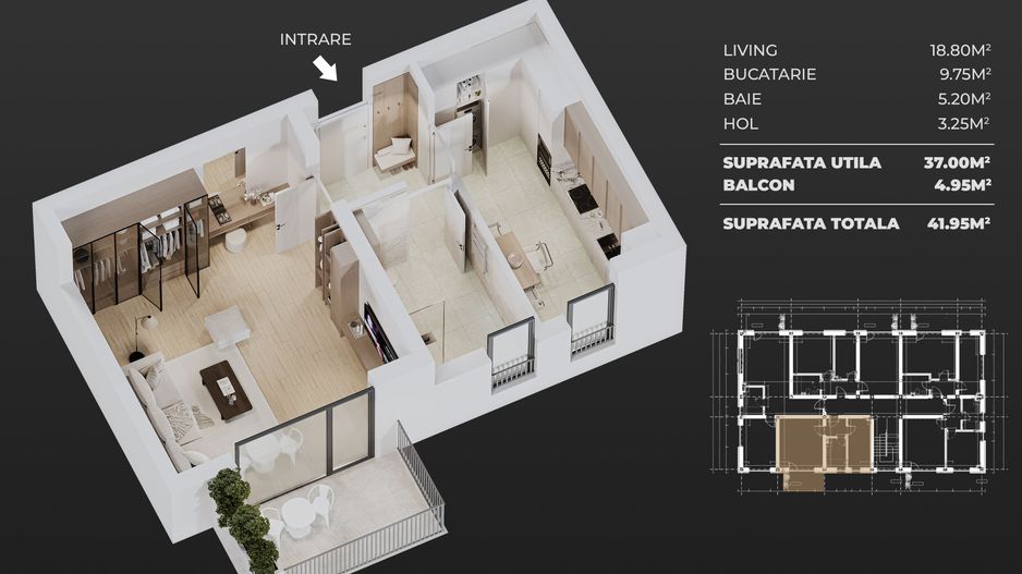 gars.dec.+parcare/central Popesti-Leordeni - Poză 2