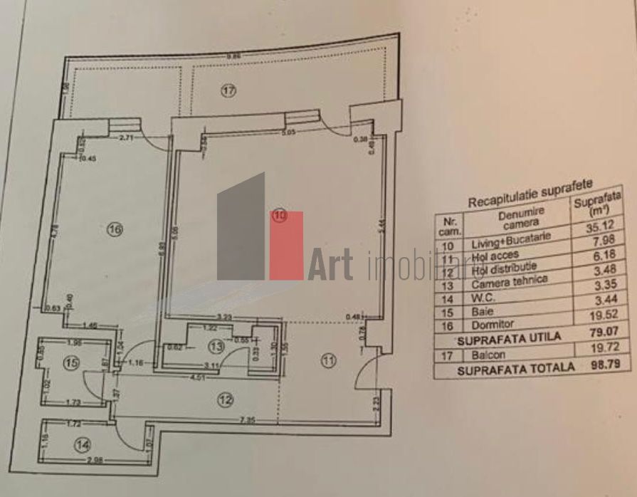 Apartament 2 Camere Lux • Bloc Boutique • Ultracentral • Cismigiu - Theodor Aman - Schiță 21