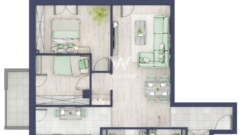 Apartament 3 camere  - Turnisor, Sibiu - Schiță 21