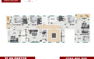 Apartament 3 Camere, Etaj 2, Decomandat, 92 mp Utili, Str. Oboga, Militari - Poză 17
