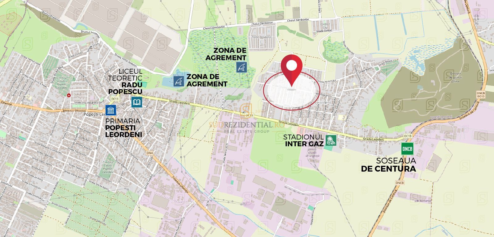 Teren intravilan de vanzare, 1705 mp, Popesti Leordeni - Poză 4